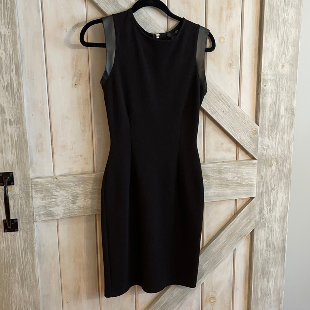 Black dress with sleeve detail